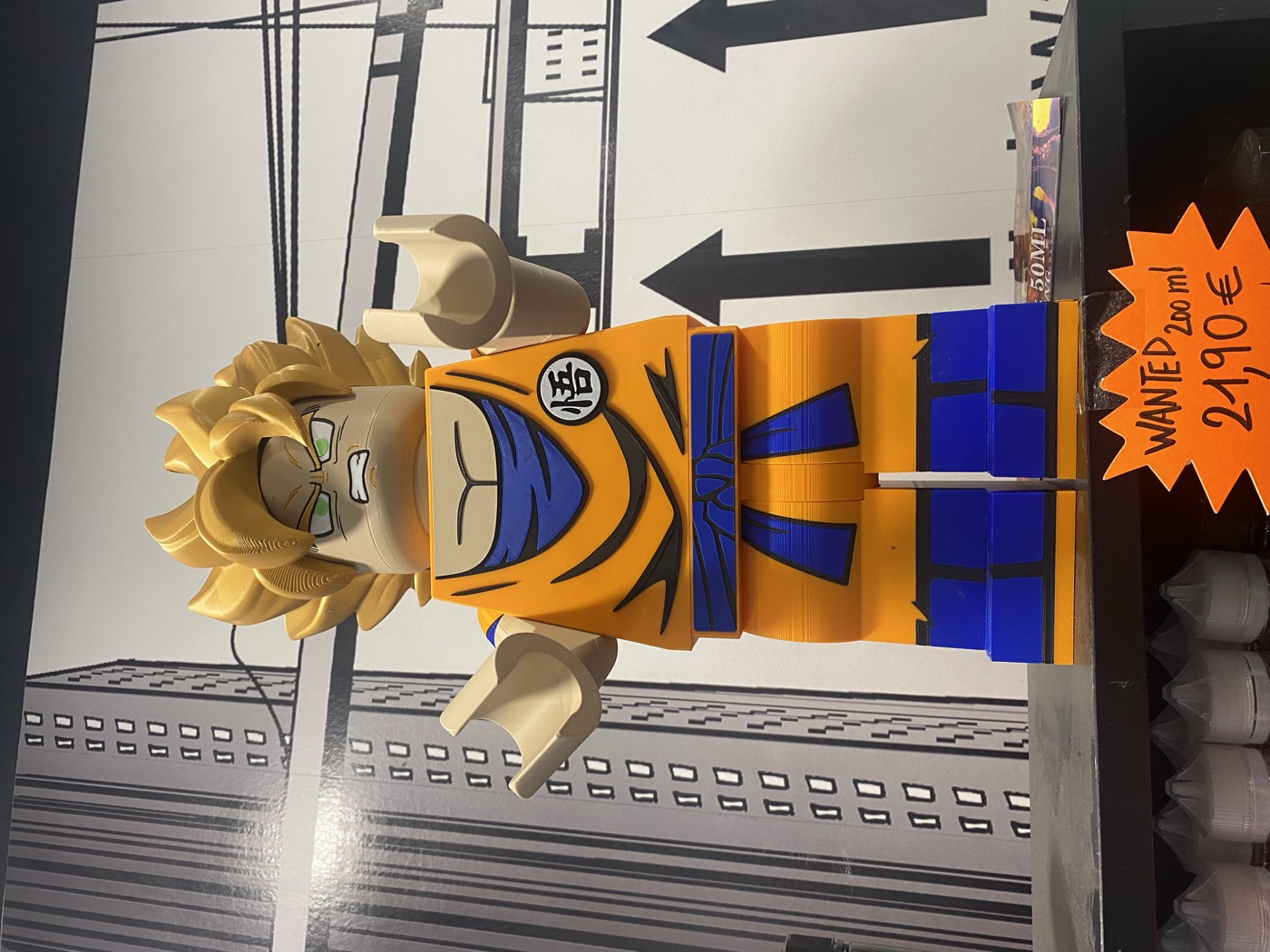 Figurine géante Goku Super Saiyan — O'Jeez